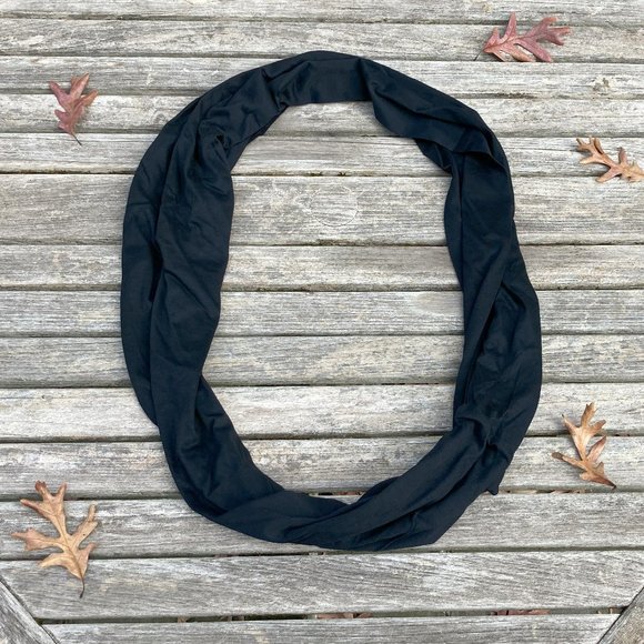 💯KENZO Vintage Black Infiniti Scarf - Made in France - Picture 1 of 8